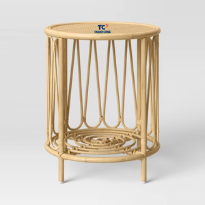 Table d'enfant en rotin naturel de haute qualité bon marché tissé de luxe de techniques traditionnelles écologiques - Product Image 2