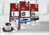 Café goutte à goutte Arabica et Robusta de la meilleure qualité fabriqué au Vietnam Poudre de café TN Sac S 500g Café condensé torréfié et moulu