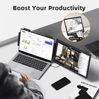 Écran portable de 15,6 pouces pour jeux, travail, ordinateur portable, moniteur portable avec entrée USB de type C