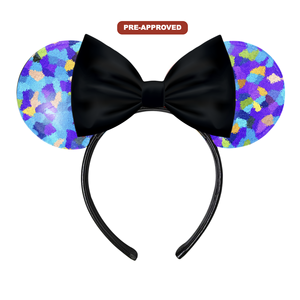 Personalized <b>Black</b> Vinyl Craft DIY Brush Work <b>Headband</b> Girls' Fashion Hair Accessory for Kids' Painting & Creativity - Product Image 1