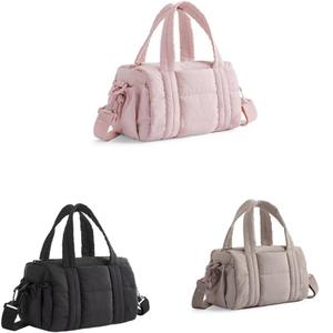 <span class=keywords><strong>Borsa</strong></span> da Palestra Puffer Trapuntata Impermeabile da <span class=keywords><strong>Donna</strong></span>, Morbida <span class=keywords><strong>Borsa</strong></span> a Spalla di Grandi Dimensioni, <span class=keywords><strong>Borsa</strong></span> a <span class=keywords><strong>Tracolla</strong></span> da Viaggio Compatta - Product Image 6