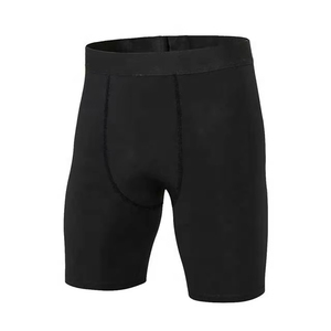 Pantalones cortos de compresión transpirables de alta calidad para mujer, ropa de gimnasio de poliéster, pantalones cortos de compresión deportivos personalizados para hombres transpirables - Product Image 3