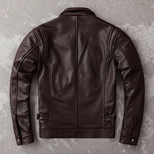 Veste en cuir pour homme, prix bas, nouvelle, élégante, légère, vente chaude, bonne qualité, confortable, vestes en cuir pour homme - Product Image 5