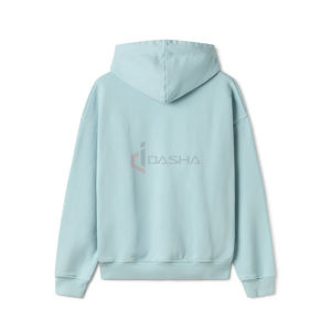 Sweat à capuche streetwear surdimensionné unisexe pour hommes, impression numérique 100% coton lourd de haute qualité pour l'hiver - Product Image 2