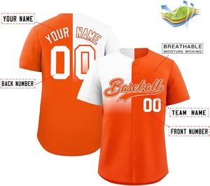 Fabricant d'équipement d'origine personnalisable Séchage rapide Contrôle de l'humidité Jeune/Adulte Fit Respirant Mesh Baseball Jersey Sublimé Sportswear Bulk - Product Image 6