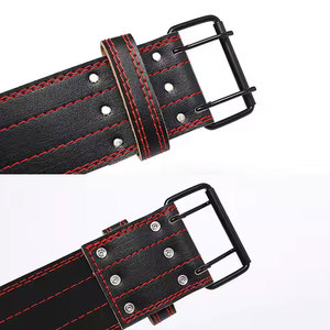 Ceinture de musculation à une seule broche de qualité supérieure Gym haltérophilie corps personnalisé ajustement peau de vache antidérapant unisexe poids - Product Image 3