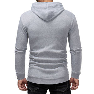 Venta al por mayor de alta calidad de los hombres sudaderas con cremallera logotipo personalizado bordado Fce Top costura de invierno patrón de impresión mejor precio sudaderas con capucha en blanco - Product Image 3