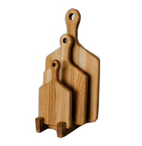 Ensemble de planches à découper en bois d'acacia de forme personnalisée, robustes et épaisses, avec rainure pour le jus, qualité supérieure en Inde - Product Image 6
