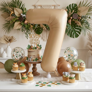 Party Love Globe Number Caramel 8445178009646 100 cm Ballons de fête en Chine - Product Image 4