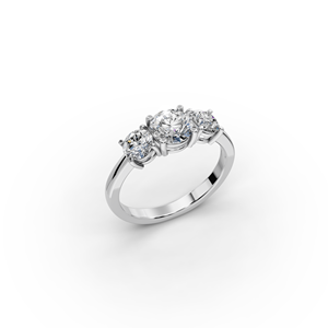 Bague de fiançailles en or jaune avec diamant de laboratoire 1,50 carat, motif géométrique, style élégant, certifiée IGI - Product Image 6