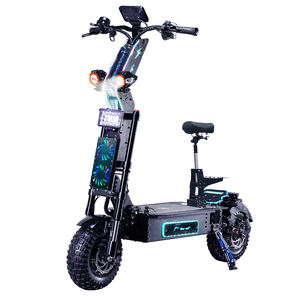 Trottinette électrique X14 10000W 14 pouces à roues larges en alliage d'aluminium, pliable, batterie amovible, 61-80 km/h, étanche, Zhejiang - Product Image 1