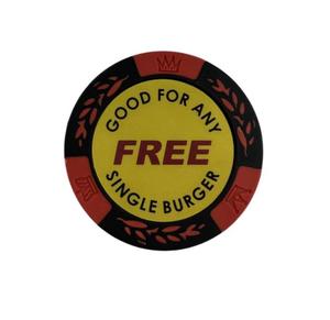 Fichas de Póker Personalizadas de 14g y 40mm, Fichas de Casino Las Vegas Crowns con Pegatinas de Números Personalizados para Juegos de Apuestas - Product Image 1