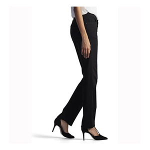 Pantalons en jean noir décontractés pour femmes, style streetwear, fermeture éclair, coupe bootcut, pantalons en jean pour femmes - Product Image 2