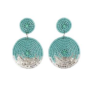 Pendientes de declaración con estilo hechos a mano de lujo 'You Are Star' Diseño colgante con cuentas con pendientes de gota bordados - Product Image 5