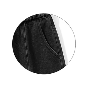 Pantalones Cortos de Mezclilla Casuales para Hombre, 100% Algodón, con Cierre de Cordón Ajustable, Resistentes al Viento, con Logotipo y Color Personalizados - Product Image 4
