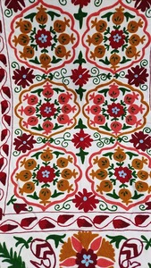 Coton Suzani broderie jeter couverture couvre-lit tenture murale et couverture de Table décor bohème ouzbek tapisserie Boho couvre-lit cadeau - Product Image 3