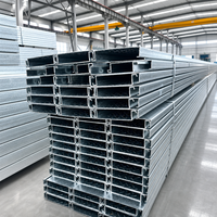 Plancher en acier galvanisé non bétonné, structure composite pour projet de plateforme de deuxième étage d'un centre logistique