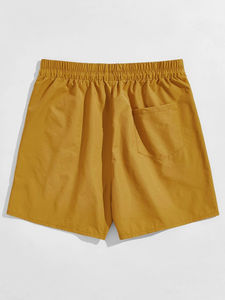 Nueva alta calidad personalizada verano cremallera transpirable estiramiento correr entrenamiento deportes Casual 2 en 1 doble capa hombres gimnasio pantalones cortos - Product Image 2