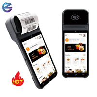 Hot Sales ZCS Handheld 5.5-Inch 3GB RAM 4-core Android 13 Point Sale Smart Retail POS System 58mm Thermal Printer Cash Register
