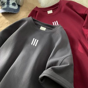 เสื้อยืดโอเวอร์ไซส์สำหรับผู้ชายเสื้อยืดผ้าฝ้ายสีขาว5XL ลำลองฤดูร้อนพิมพ์ลายแฟชั่นสำหรับผู้ชาย - Product Image 3