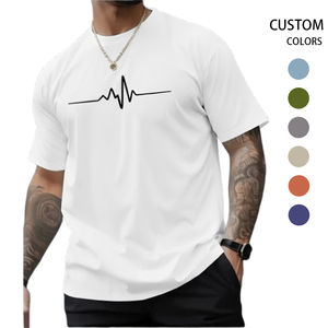 เสื้อยืดคอกลมแขนสั้นแฟชั่นผู้ชาย เสื้อยืดกีฬา พิมพ์ลายสร้างสรรค์ เสื้อยืดผู้ชาย - Product Image 1