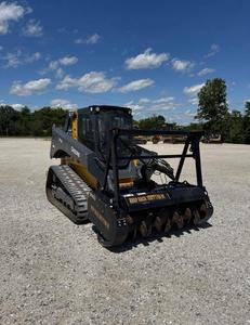 Free Shipping John <b>D</b> 333G Forestry Machine Track Skid Steer Loader With Forest Mulcher Attachment CE EPA Approved Crawler Loader - Product Image 3