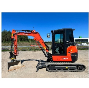 รถขุดไฮดรอลิก Kubota U36-4 ที่เชื่อถือได้ ใช้เครื่องยนต์ดีเซล สำหรับงานก่อสร้าง ขุดดิน งานดินหนัก และงานติดตั้งระบบสาธารณูปโภค - Product Image 4