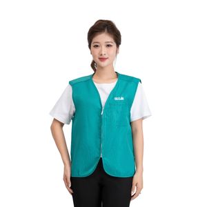 Chaleco DE TRABAJO antiestático reflectante de alta visibilidad y poliéster 98% al por mayor, chaleco de seguridad para salas limpias con logotipo personalizable - Product Image 1