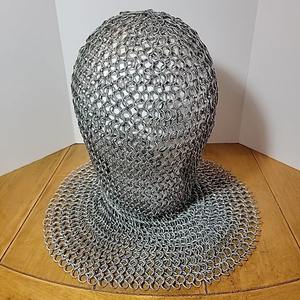 Auténtica Capucha Medieval de Cota de Malla de Acero Suave, Calidad Premium, Accesorio para Cosplay y Recreación Histórica, Precios al por Mayor - Product Image 2