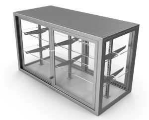 Or led éclairage montres bijoux vitrine haut de gamme luxe rond bijoux vitrine magasin bijoux affichage vitrine - Product Image 1