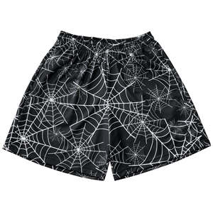 กางเกงขาสั้นตาข่ายโพลีเอสเตอร์100% ระบายอากาศสำหรับผู้ชายกางเกงขาสั้นตาข่ายเอวยางยืดมีกระเป๋าลึกสองด้านสำหรับผู้ชายกางเกงขาสั้นตาข่ายน้ำแข็ง - Product Image 4