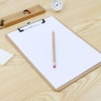 Vente en gros de porte-documents Youda en MDF, format A4, clip à profil bas, surface lisse, coussinets en caoutchouc protecteurs