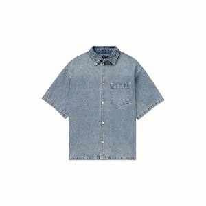 Venta directa de fábrica Primavera Hombres Logotipo personalizado de alta calidad de franela de manga larga Casual Top Camisa Chaqueta de camisa a cuadros - Product Image 3