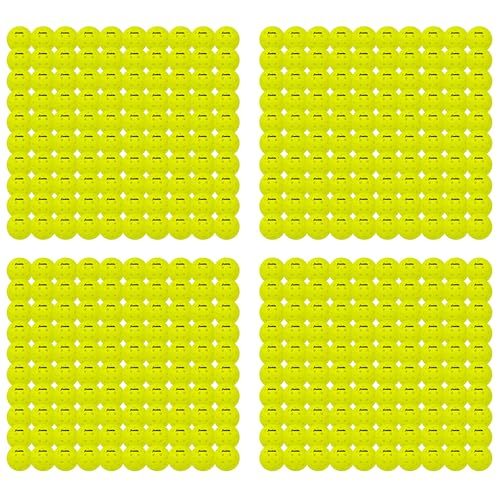 For Sports X-40 Pickleballs Outdoor 400 Ball Bulk Pack USAPA Approved Optic Official Ball US Open Pickleball Championships