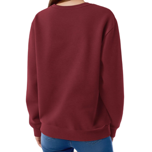 เสื้อสเวตเชิ้ตผู้หญิงแฟชั่นใหม่ ทรงโอเวอร์ไซส์ แขนยาว คอกลม เสื้อยืดลำลองเรียบง่าย เสื้อฮู้ดผู้หญิงแบบสวม - Product Image 2