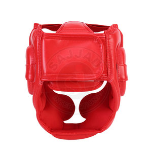 High Quality Leather Made Head Guards For Sale <b>Boxing</b> Professional Head Guards Training Gear - Product Image 6