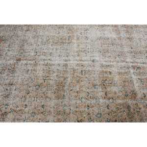 Alfombra de 6,7x10,5 pies, alfombra turca vintage, alfombra de lana con motivos de plantas y árboles azules - Product Image 5