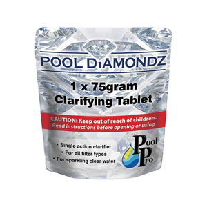 Tabletas Clarificantes Pool Pro Diamondz 75G, Herramientas y Accesorios Eficaces para la Limpieza de Piscinas - Product Image 1