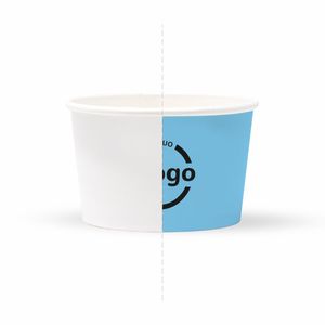 Vasos de Papel Kraft Biodegradables con Logotipo Personalizado, 200 ml, Resistentes al Agua, de Pared Simple, para Manualidades - Product Image 2