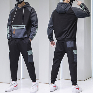 Survêtement 2 pièces pour homme, haut de gamme, décontracté, à la mode - Product Image 4