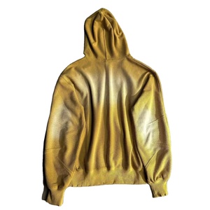 Nouveaux hommes élégants délavés au soleil Design Vintage 100% coton 320gsm hommes sweats à capuche zippés personnalisés lavage à l'acide sweats à capuche en détresse pour hommes - Product Image 6