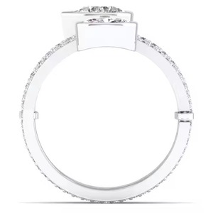 Diseño elegante 14K oro blanco IGI certificado laboratorio cultivado diamante anillos de compromiso para mujeres regalo de boda de lujo joyería fina - Product Image 3
