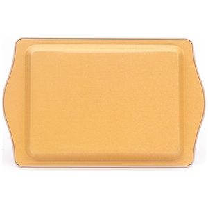 ถาดโลหะทรงสี่เหลี่ยมหรูหราขนาด160x250มม. จานเสิร์ฟสีชมพูสีพาสเทลมีด้ามจับทำจากวัสดุมุกแม่ - Product Image 2