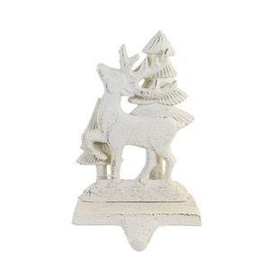 Vente chaude En Métal Porte-Bas De Noël Renne Père Noël Traîneau Flocon De Neige Or Étoile Festive Décor De Vacances - Product Image 1