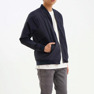 Nueva Chaqueta Bomber de Lona 100% Algodón con Cuello Alto, Personalizada para Otoño, con Logotipo Frontal, Venta al Por Mayor, Tallas Grandes para Hombre, Hecha en Pakistán - Product Image 6