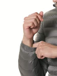 Chaqueta Acolchada Gris para Hombre de Alta Calidad, Nuevo Diseño Totalmente Personalizable - Product Image 6