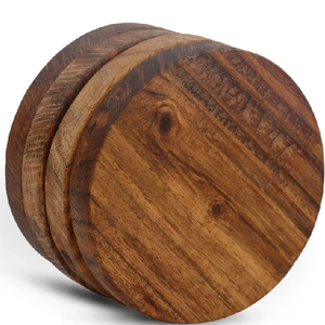 Sous-verres décoratifs en bois gratuits personnalisables pour table élégant abordable nouveau modèle tapis et tampons décoratifs pour la maison - Product Image 1
