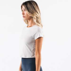 T-shirts en coton T-shirt uni pour femmes T-shirt bouffant imprimé Fabricants de t-shirts respirants vierges T-shirt court T-shirt personnalisé - Product Image 4