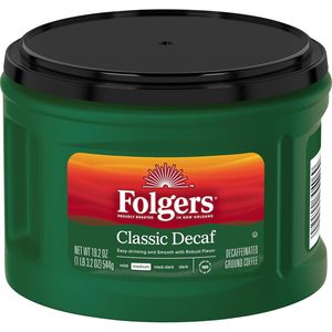 Café Molido Folgers Classic Descafeinado, Tueste Medio, 19.2 Onzas (Paquete de 6) - Product Image 5