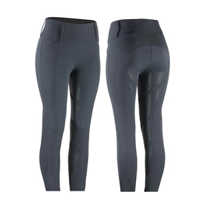 Leggings ultrasuaves para montar a caballo, Pantalones de mujer elásticos de 4 vías, ropa ecuestre a granel personalizada al por mayor, medias antipila - Product Image 5